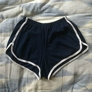 Brandy John Galt Navy Blue Dolphin Shorts